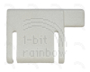 Macintosh ADB Keyboard II Rear Elevation Foot, Left